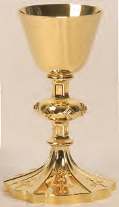Gold plated chalice design example