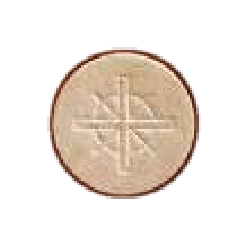 Whole wheat 1½-inch altar bread