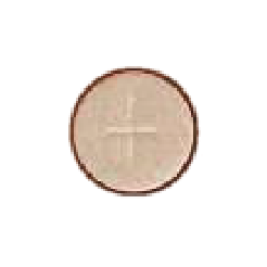 Whole wheat 1⅛-inch altar bread